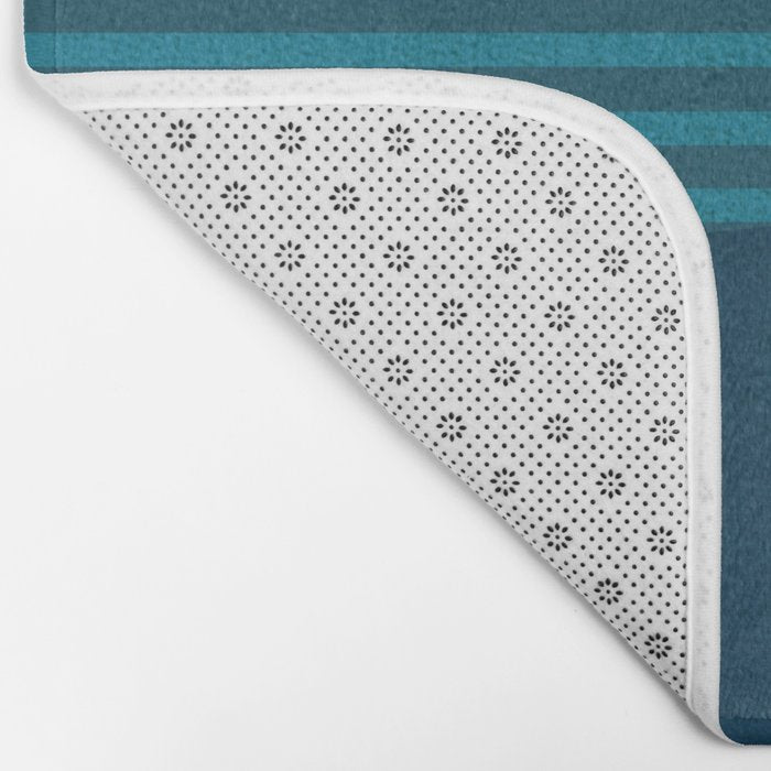 Abstraction_BLUE_LANDSCAPE_MOONLIGHT_NATURE_POP_ART_)521A Bath Mat Gallery Image 2