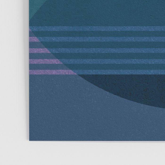 Abstraction_BLUE_LANDSCAPE_MOONLIGHT_NATURE_POP_ART_)521A Poster Gallery Image 3