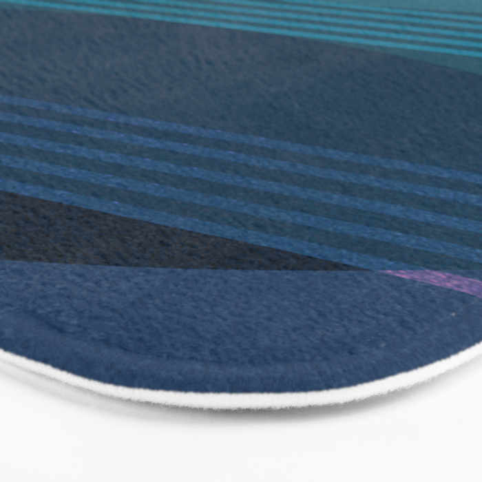 Abstraction_BLUE_LANDSCAPE_MOONLIGHT_NATURE_POP_ART_)521A Bath Mat Gallery Image 3