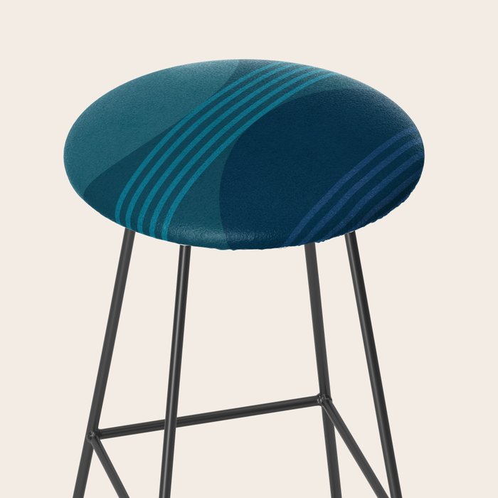 Abstraction_BLUE_LANDSCAPE_MOONLIGHT_NATURE_POP_ART_)521A Stool Gallery Image 2