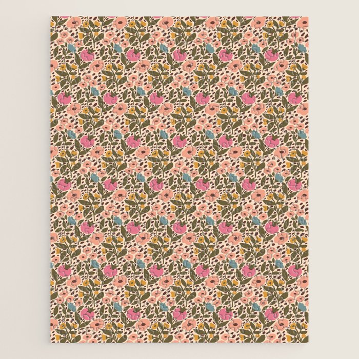 Vintage Ditsy Floral Jigsaw Puzzle Gallery Image 1