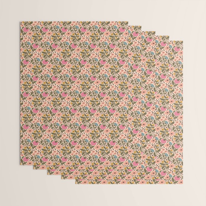 Vintage Ditsy Floral Wrapping Paper Gallery Image 3