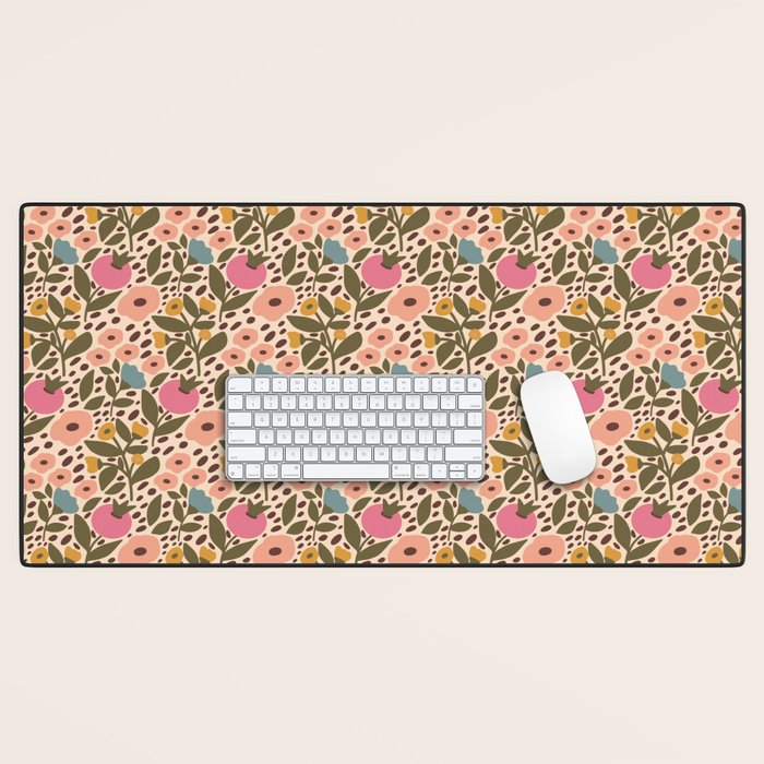 Vintage Ditsy Floral Desk Mat Gallery Image 1