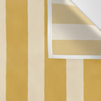Simple Stripes Pattern - Gold Yelllow Wall Tapestry Gallery Image 3