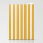 Simple Stripes Pattern - Gold Yelllow Stationery Card Gallery Image 2