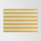 Simple Stripes Pattern - Gold Yelllow Rug Gallery Image 2
