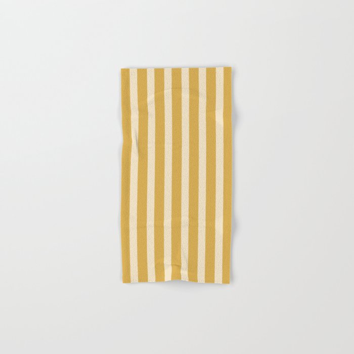 Simple Stripes Pattern - Gold Yelllow Bath Towel Gallery Image 1