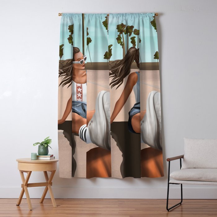 West Coast Vibes Window Curtain Gallery Image 1