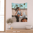 West Coast Vibes Wall Tapestry Gallery Image 2