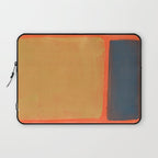 Colourful Field Lemon Slate Blue Laptop Sleeve Gallery Image 1