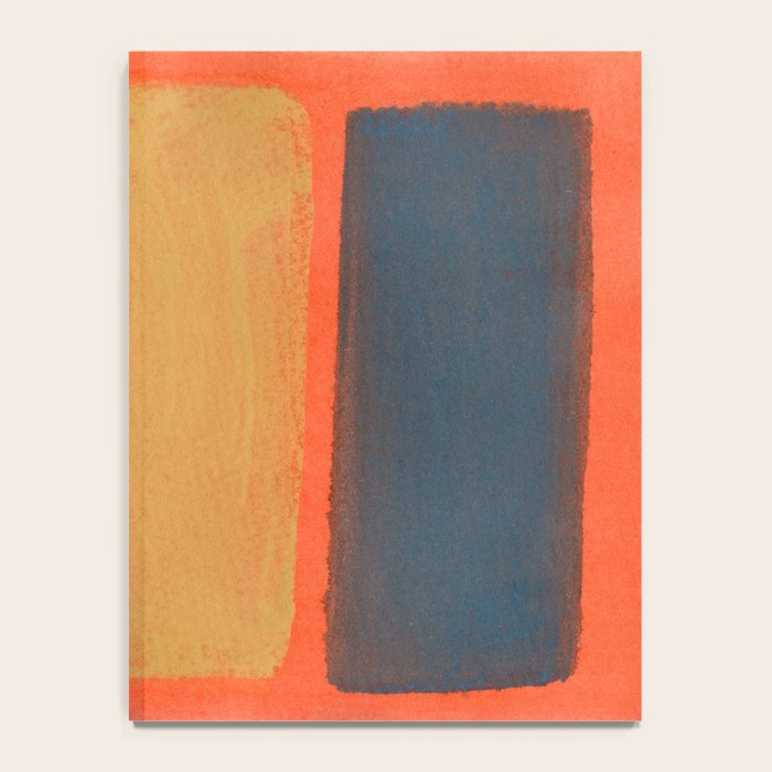 Colourful Field Lemon Slate Blue Notebook Gallery Image 4