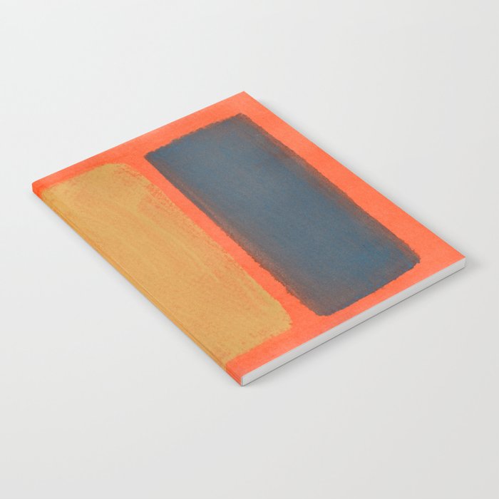 Colourful Field Lemon Slate Blue Notebook Gallery Image 1