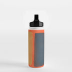Colourful Field Lemon Slate Blue Water Bottle Gallery Image 2
