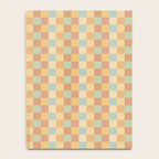 Checkered Multicolor Pattern II Warm Pastel Rainbow Notebook Gallery Image 4