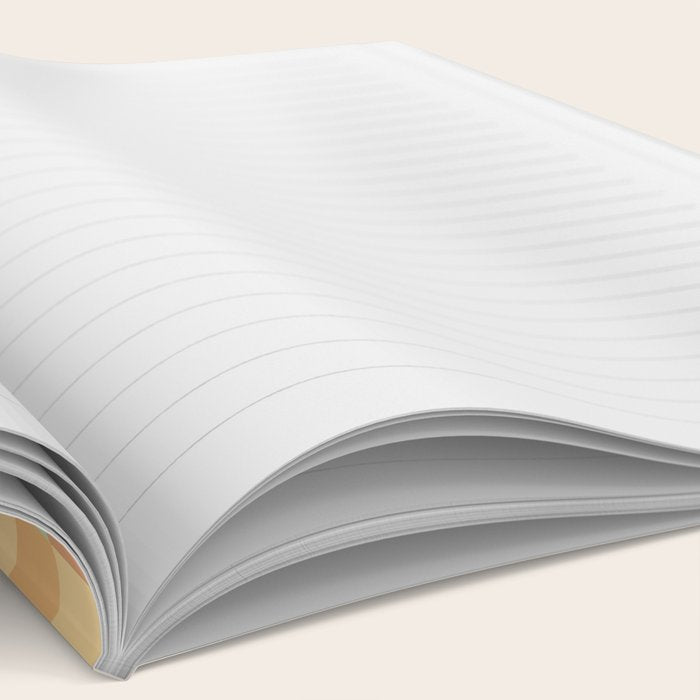 Checkered Multicolor Pattern II Warm Pastel Rainbow Notebook Gallery Image 2