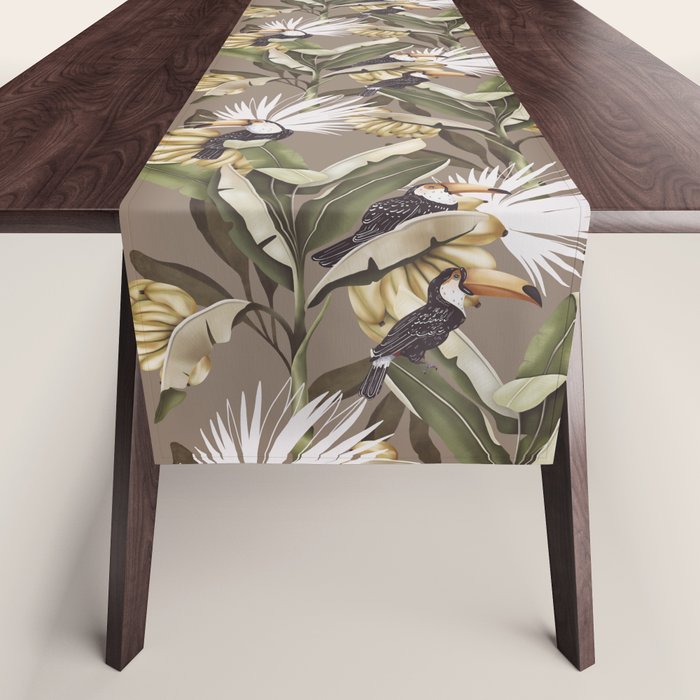 Tropical Toucan Oasis B Table Runner Gallery Image 1