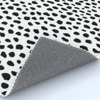 Dalmatian Spots (black/white) Rug Gallery Image 4