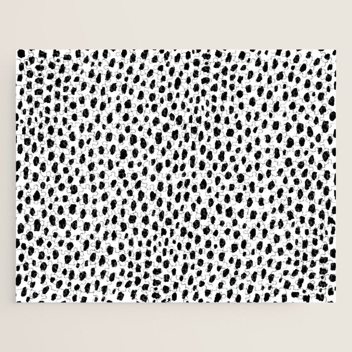 Dalmatian Spots (black/white) Jigsaw Puzzle Gallery Image 1