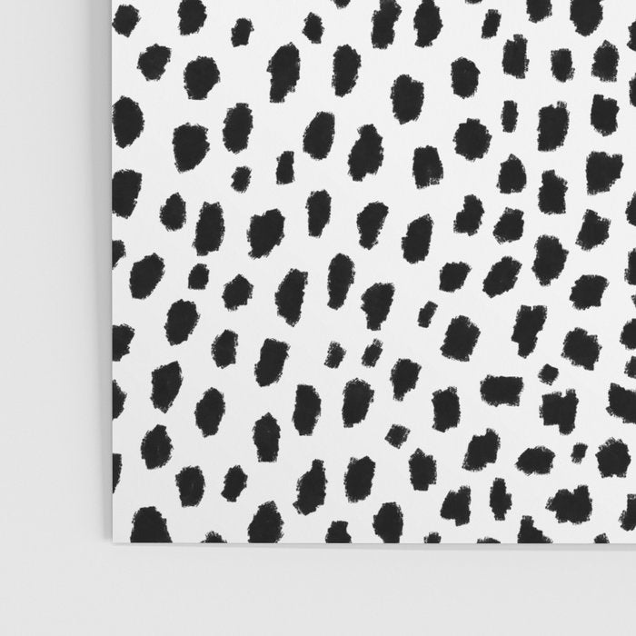 Dalmatian Spots (black/white) Poster Gallery Image 3