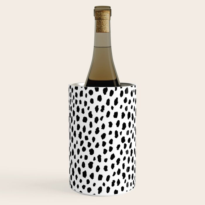 Dalmatian Spots (black/white) Wine Chiller Gallery Image 2