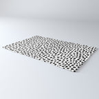 Dalmatian Spots (black/white) Rug Gallery Image 3