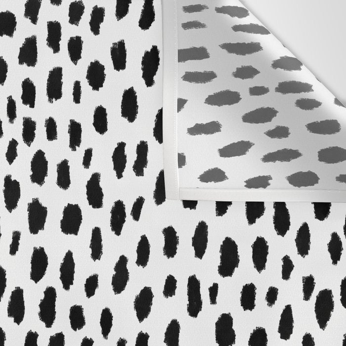 Dalmatian Spots (black/white) Wall Tapestry Gallery Image 3