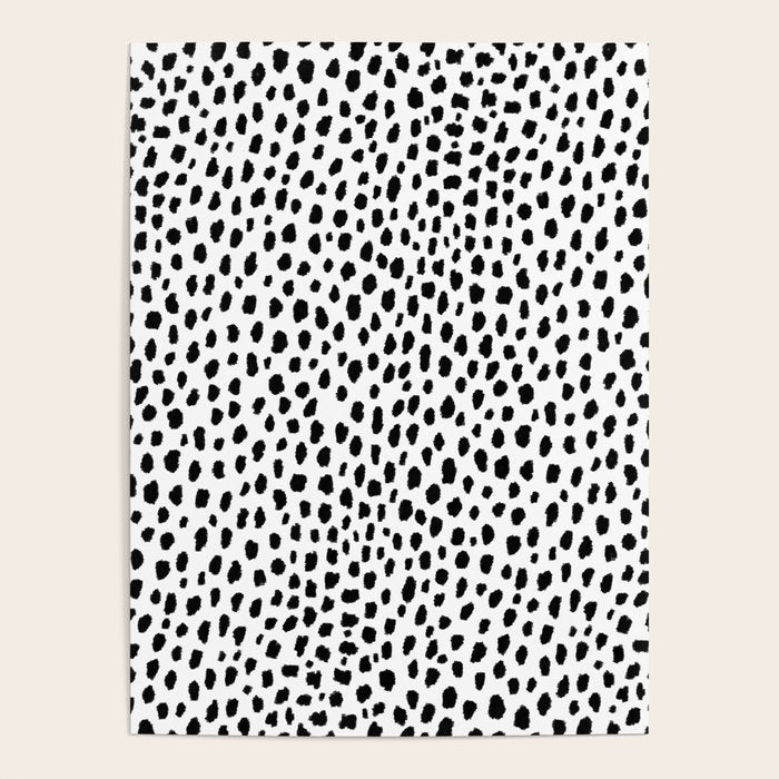 Dalmatian Spots (black/white) Poster Gallery Image 4