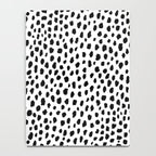 Dalmatian Spots (black/white) Notebook Gallery Image 4