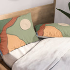 Minimal lake side view  Pillow Sham Gallery Image 2