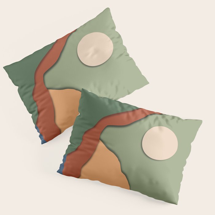Minimal lake side view  Pillow Sham Gallery Image 3