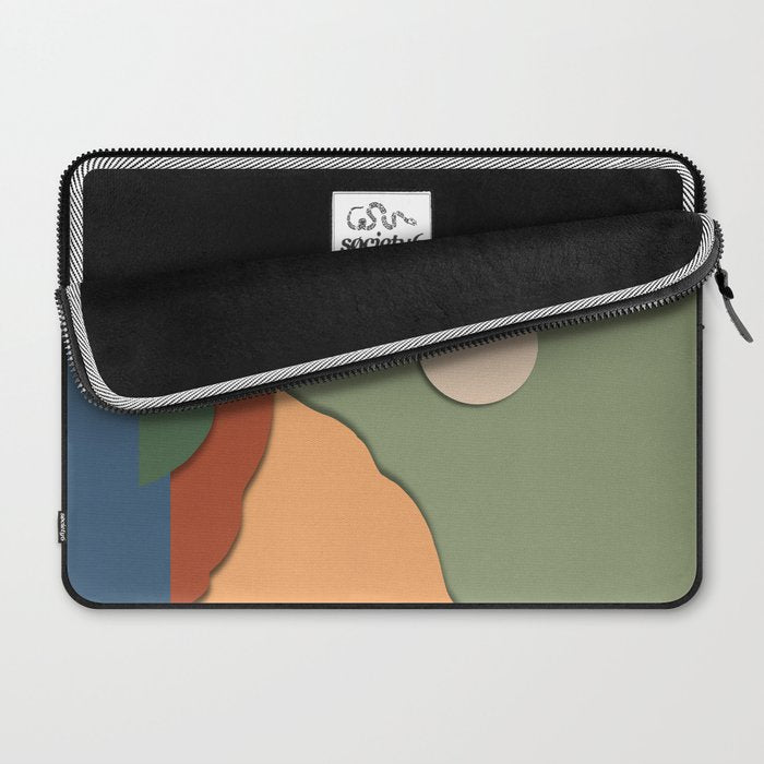 Minimal lake side view  Laptop Sleeve Gallery Image 2