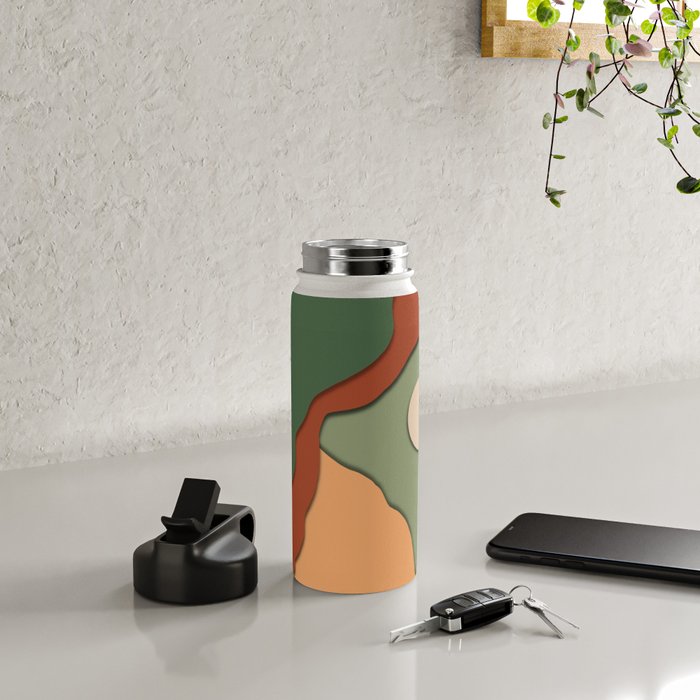 Minimal lake side view  Water Bottle Gallery Image 4