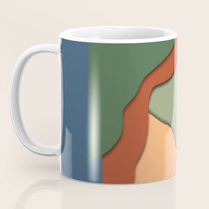 Minimal lake side view  Coffee Mug Gallery Image 3