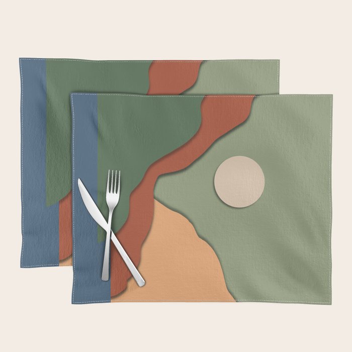 Minimal lake side view  Placemat Gallery Image 1
