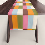 Color Block Stripes Table Runner Gallery Image 1