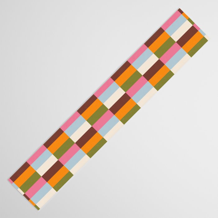 Color Block Stripes Table Runner Gallery Image 3