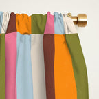 Color Block Stripes Window Curtain Gallery Image 2