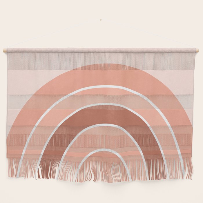 Rainbow arc - neutrals Wall Hanging Gallery Image 1