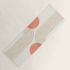 Sun Arch Double - Coral Yoga Mat Gallery Image 1