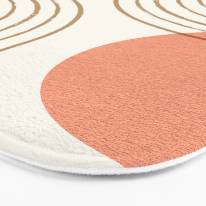 Sun Arch Double - Coral Bath Mat Gallery Image 3