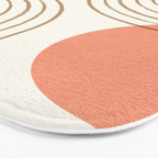 Sun Arch Double - Coral Bath Mat Gallery Image 3