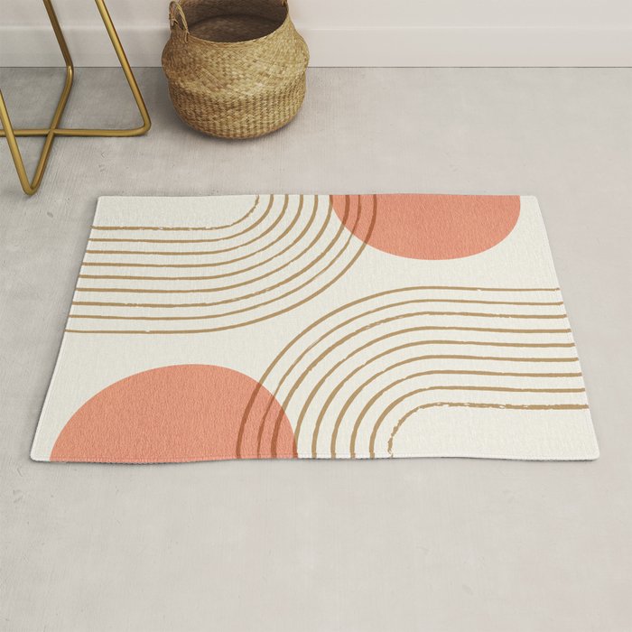 Sun Arch Double - Coral Rug Gallery Image 1
