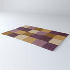 Bold Autumn Checks Pattern - Large XII Rug Gallery Image 3