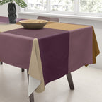 Bold Autumn Checks Pattern - Large XII Tablecloth Gallery Image 3
