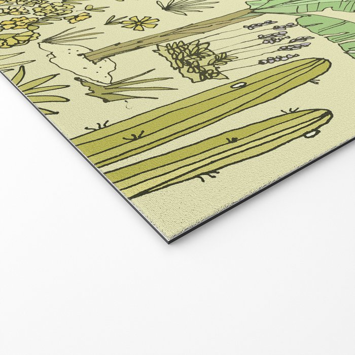 tiki gods send waves and peace swamis // retro surf art by surfy birdy Welcome Mat Gallery Image 2