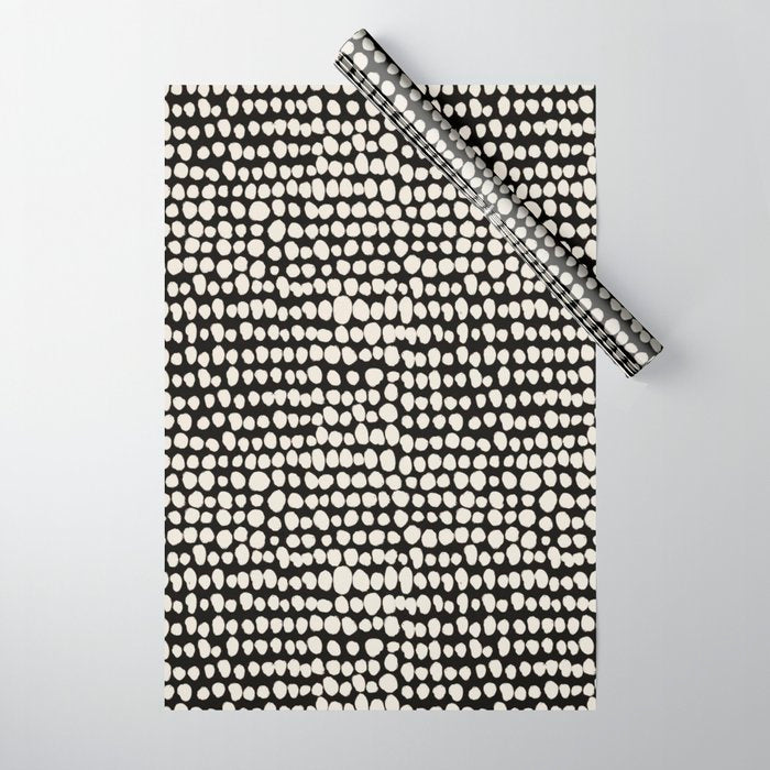 Irregular Polka Dot Pattern #2 Wrapping Paper Gallery Image 1