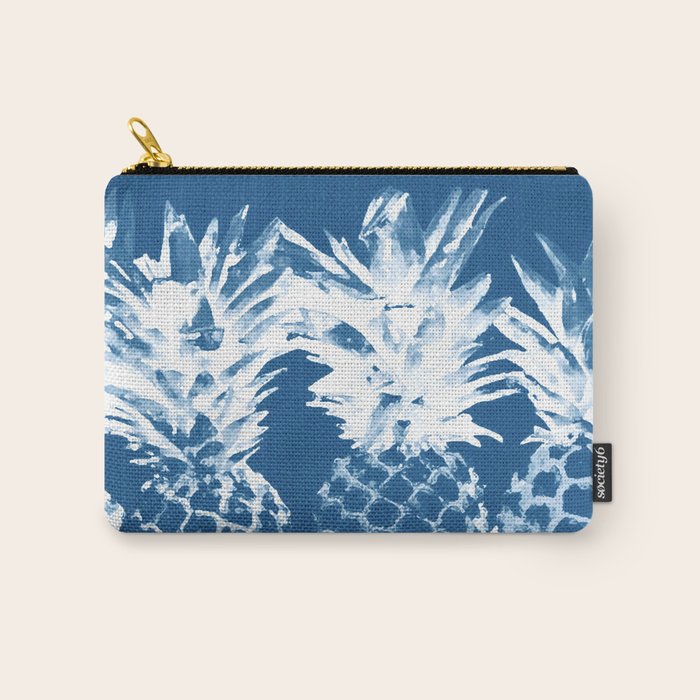 Pineapple blues Carry All Pouch Gallery Image 1