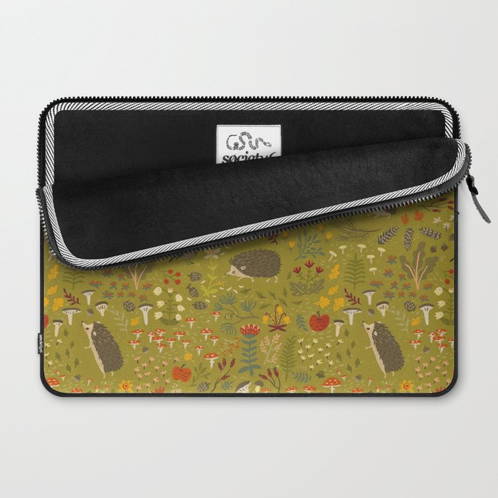 Hedgehog Meadow Laptop Sleeve Gallery Image 2