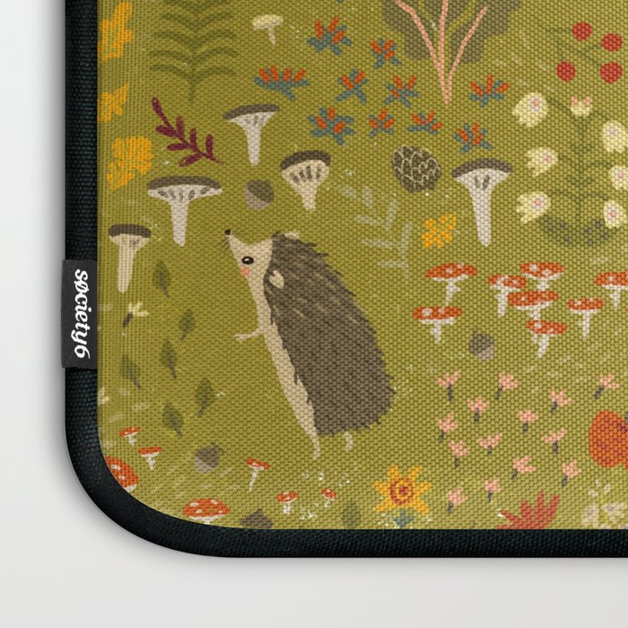 Hedgehog Meadow Laptop Sleeve Gallery Image 3