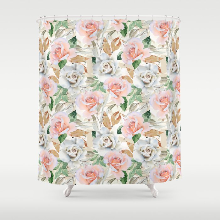 Nice flowered lush garden 4 Shower Curtain Gallery Image 1